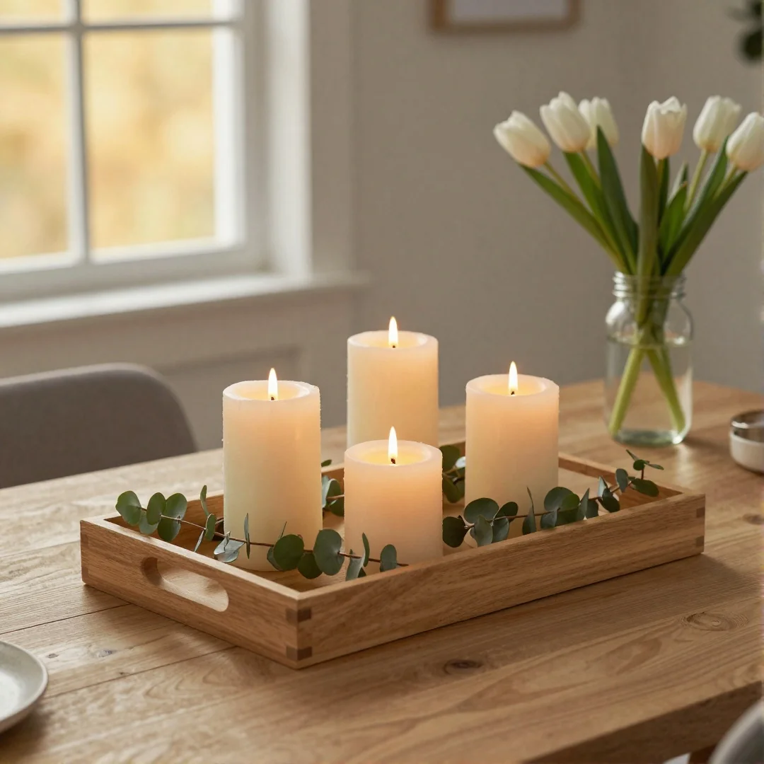 Candle Cluster - spring centerpiece ideas