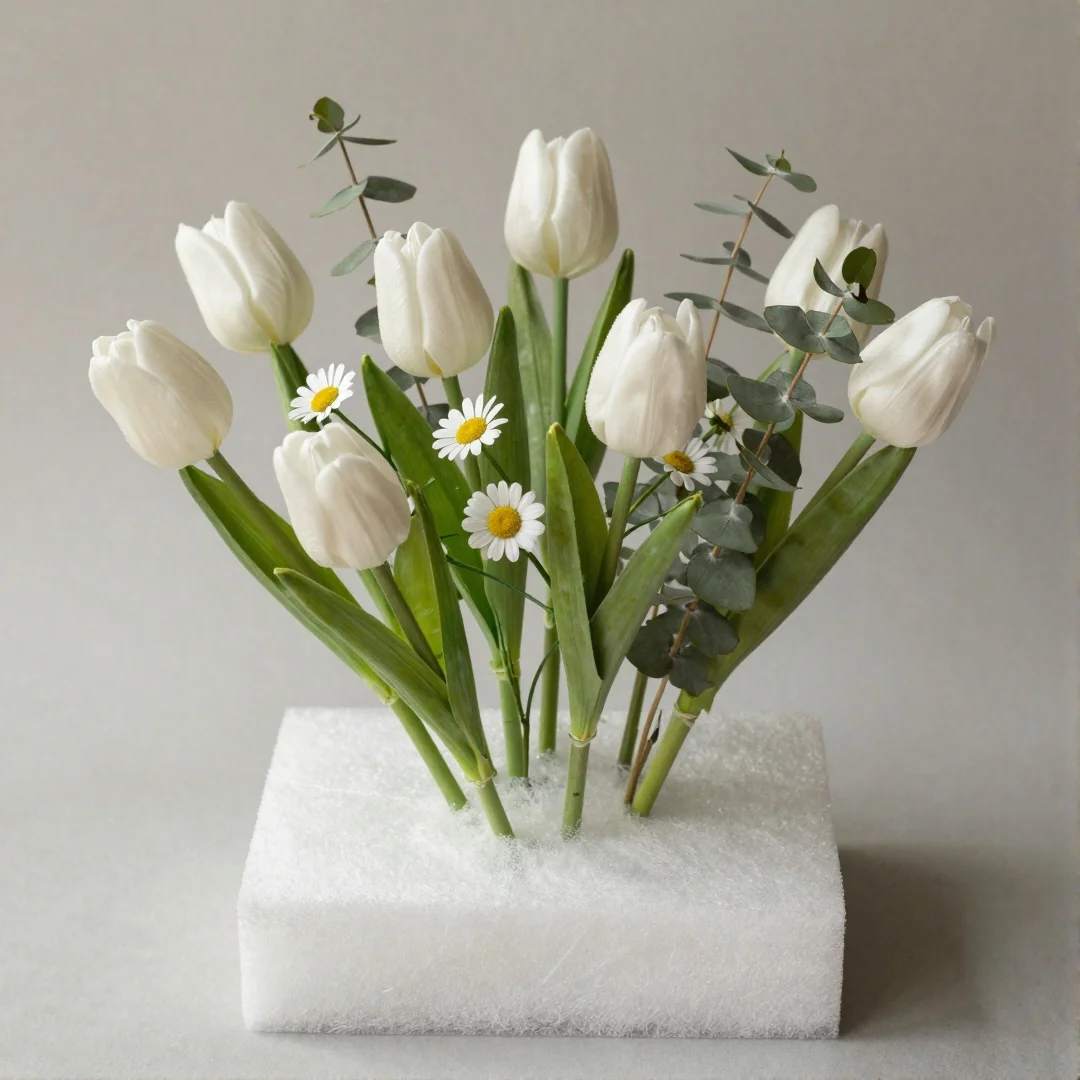Floral Foam Build - spring centerpiece ideas
