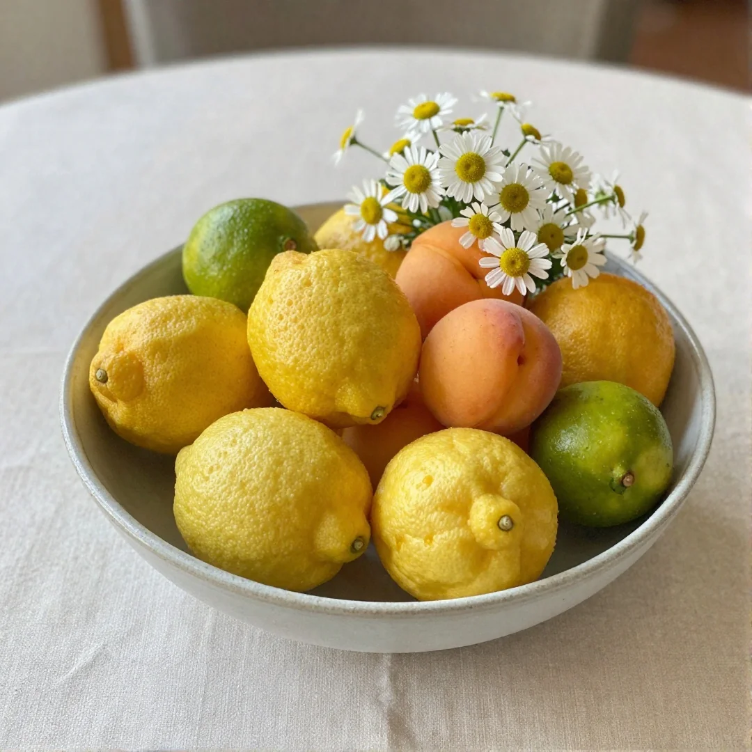 Fruit Bowl Centerpiece - spring centerpiece ideas