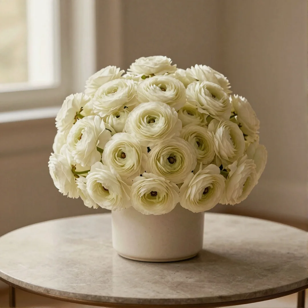 Ranunculus Cluster - spring centerpiece ideas