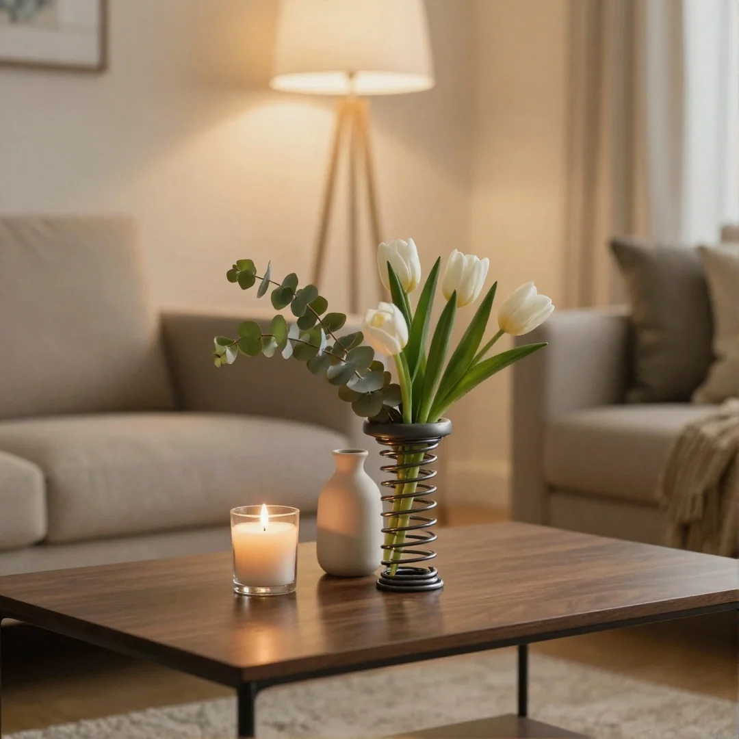 Small Coffee Table - spring centerpiece ideas