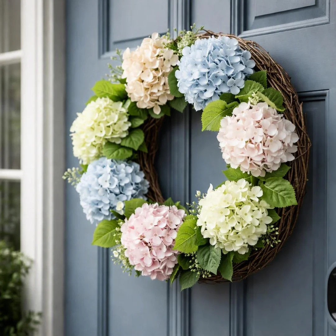 Grapevine Wreath - spring front door decor