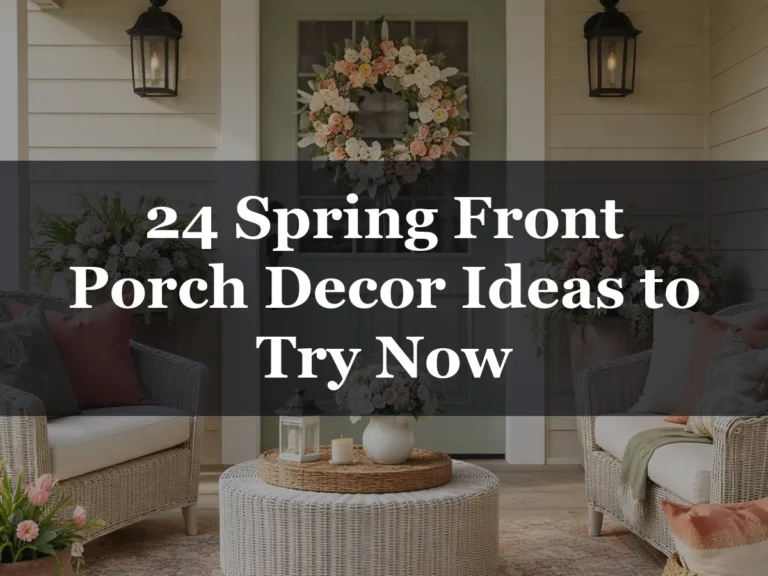 24 Spring Front Porch Decor Ideas to Try Now - spring front porch decor