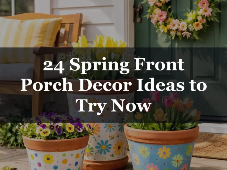 24 Spring Front Porch Decor Ideas to Try Now - spring front porch decor