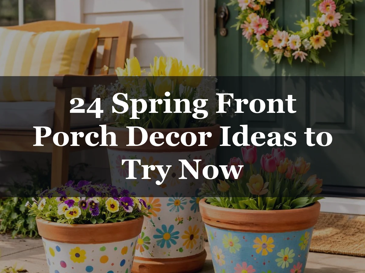 24 Spring Front Porch Decor Ideas to Try Now - spring front porch decor