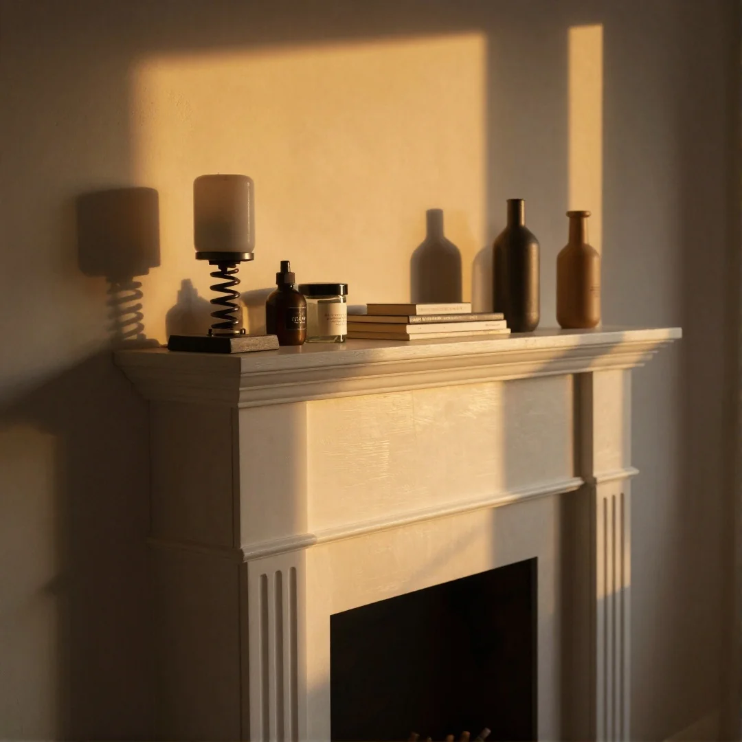 Photography Styling Tips - spring mantel decor ideas