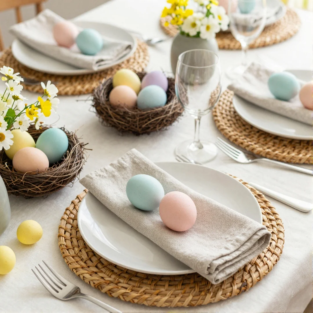Easter Brunch Tablescape - spring tablescapes