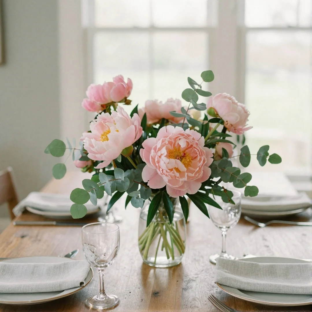 Mother's Day Tablescape - spring tablescapes