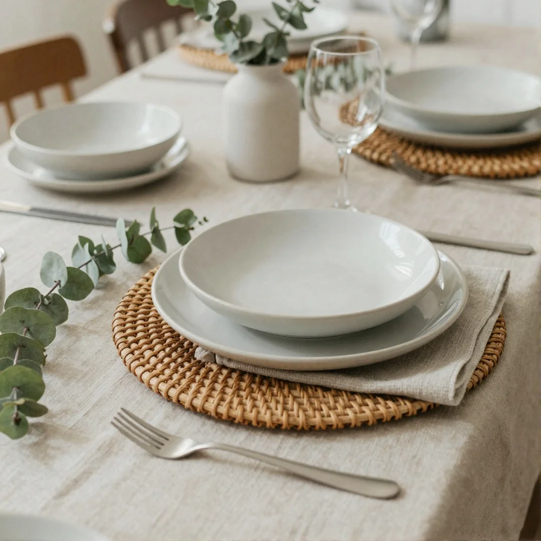 Sustainable Spring Tablescape - spring tablescapes