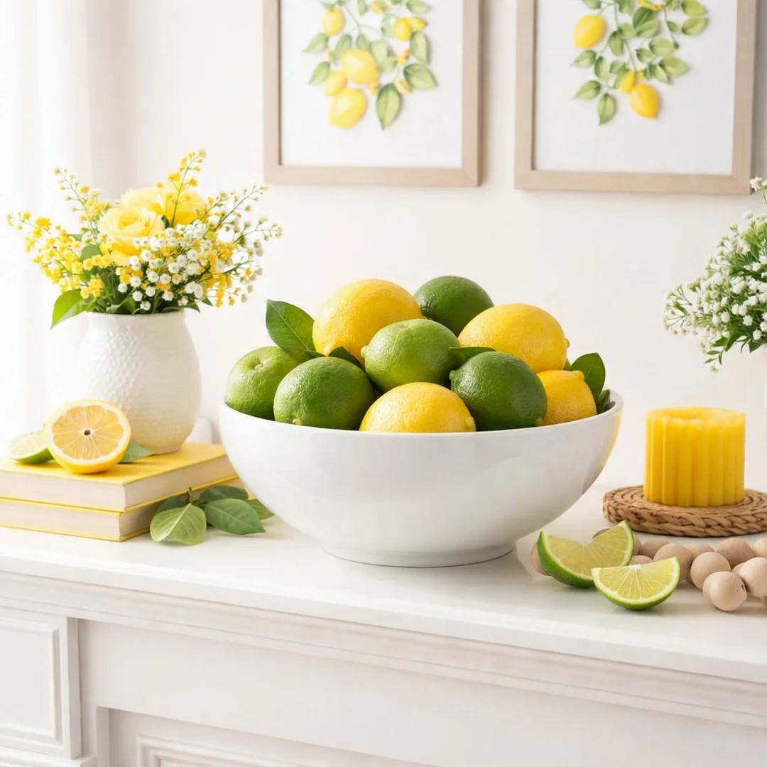 Fresh Citrus Bowl - summer decorations for home