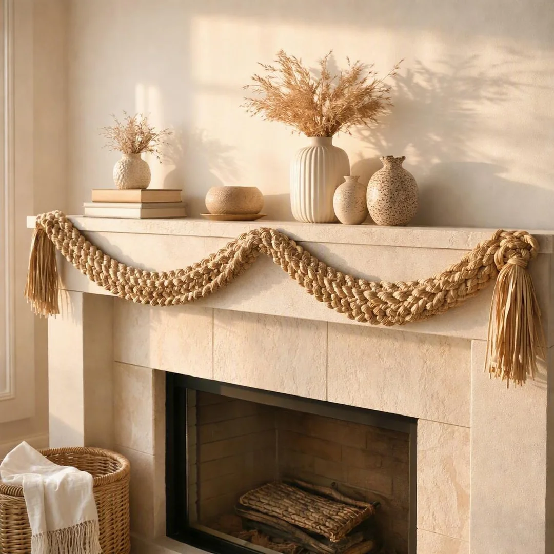 Seagrass Garland - summer decorations for home